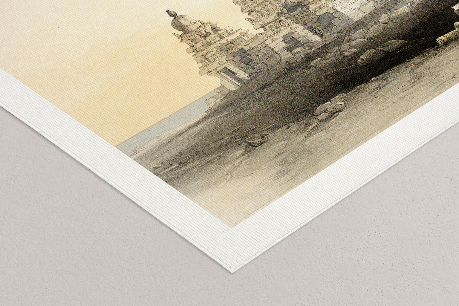 Stone and Tide at Mahabalipuram