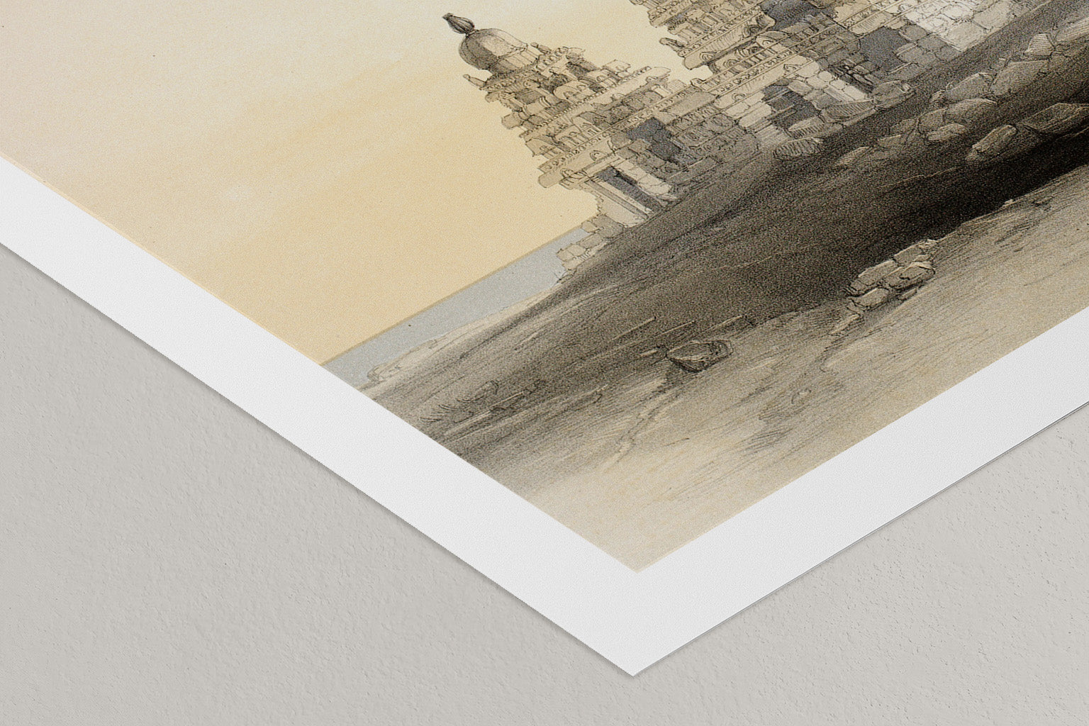 Stone and Tide at Mahabalipuram