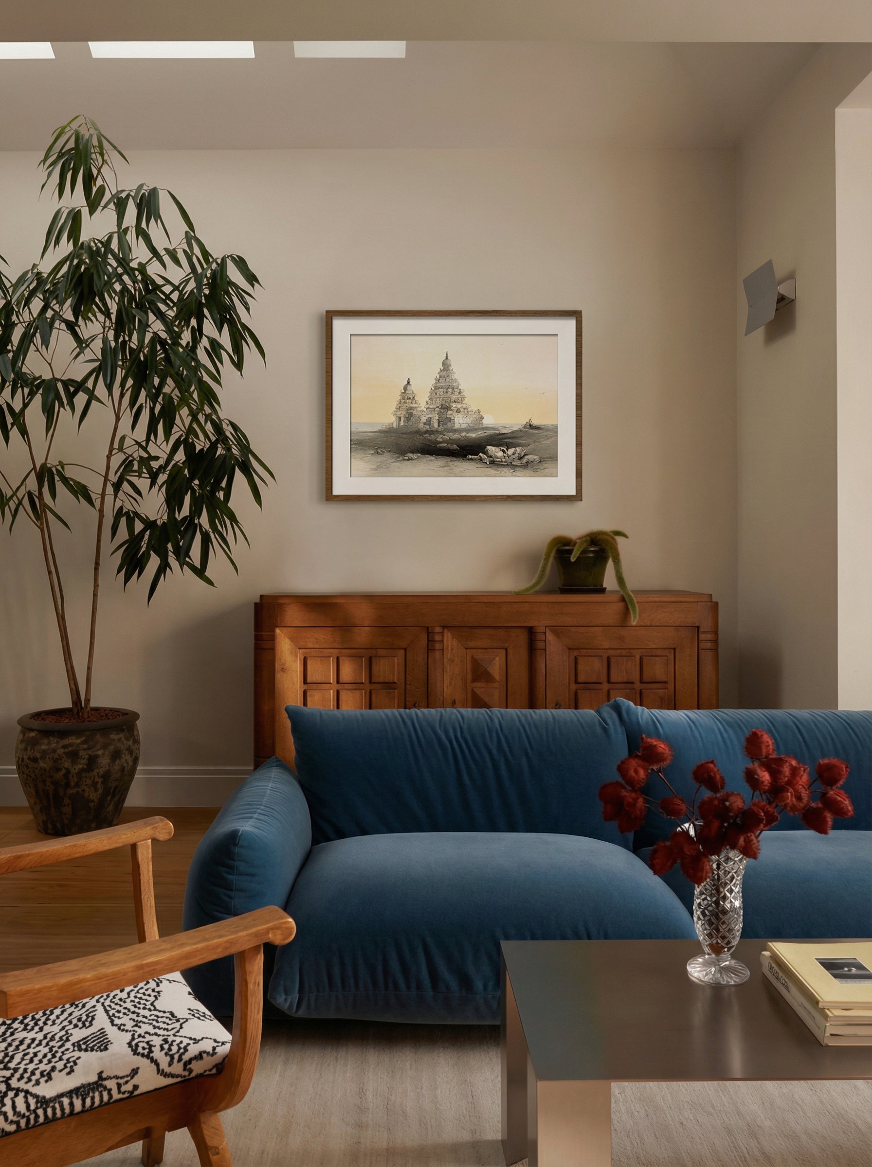 Stone and Tide at Mahabalipuram