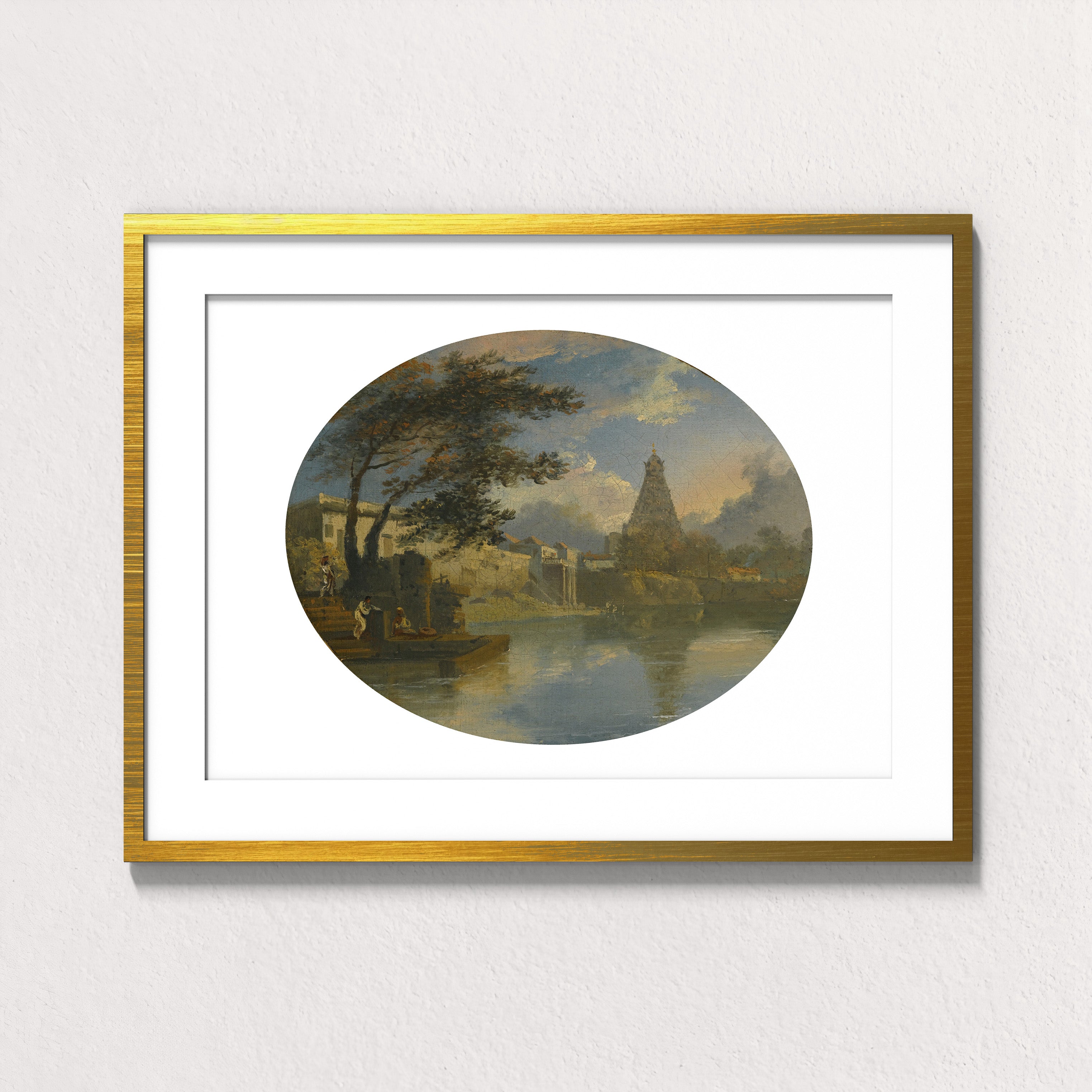 Temple Reflected at Thanjavur