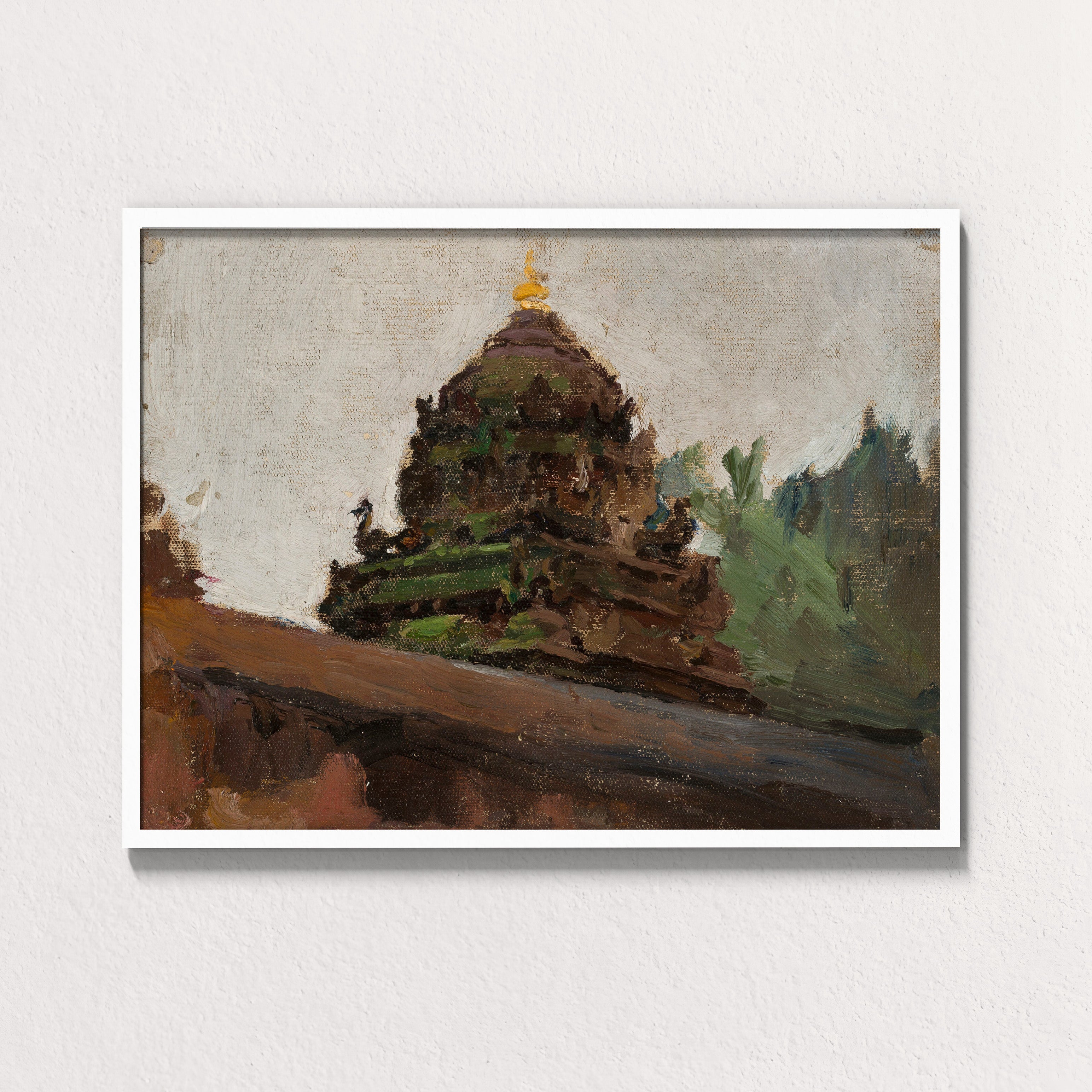 Weathered Gopuram at Dawn