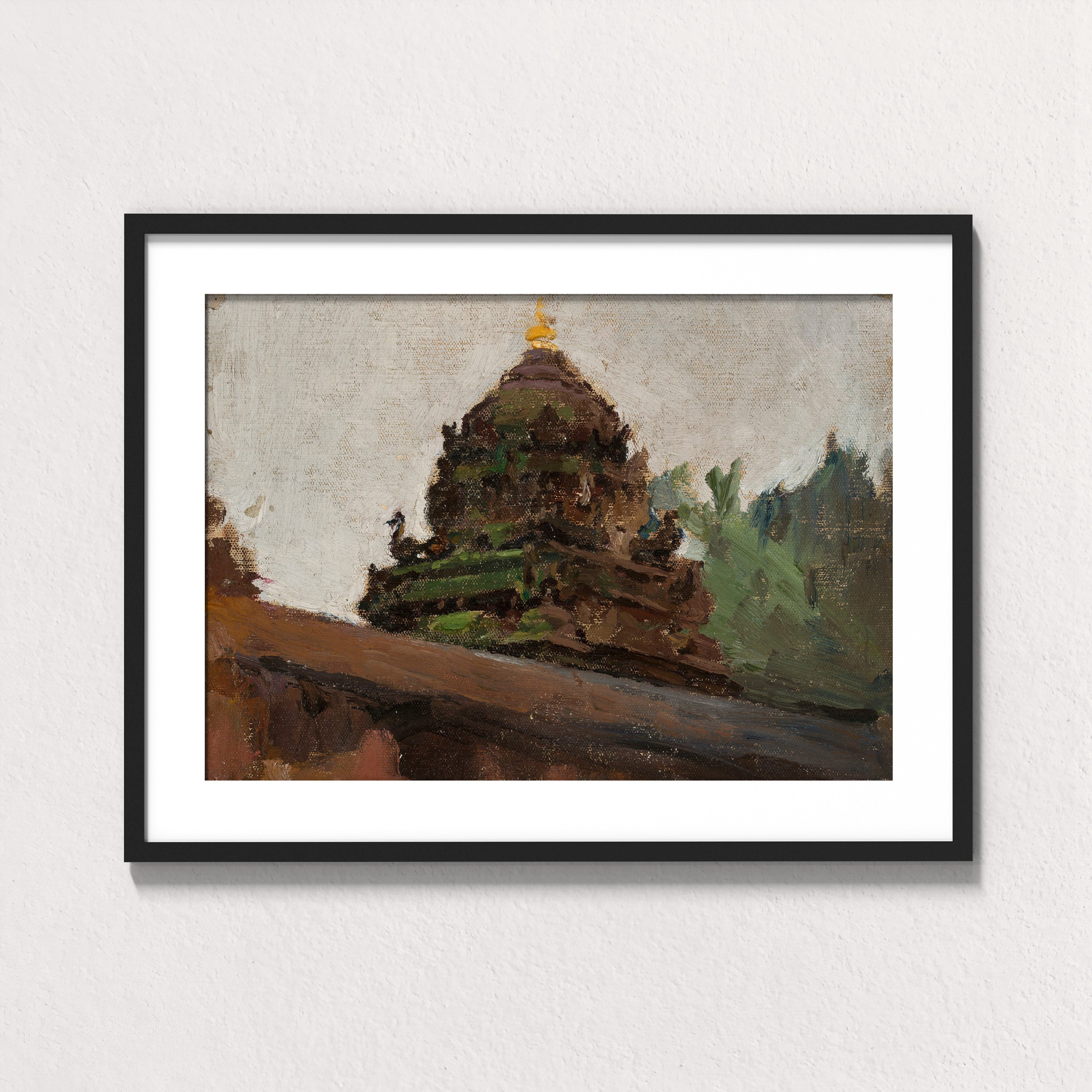 Weathered Gopuram at Dawn